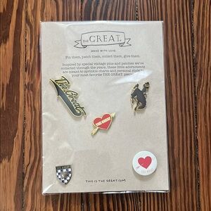 The Great Heart and Shield Enamel Pin Collection